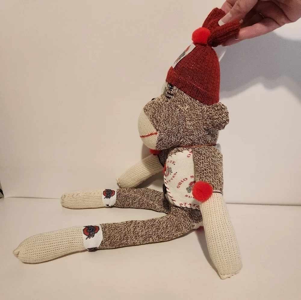 12” Ohio State Sock Monkey Plush